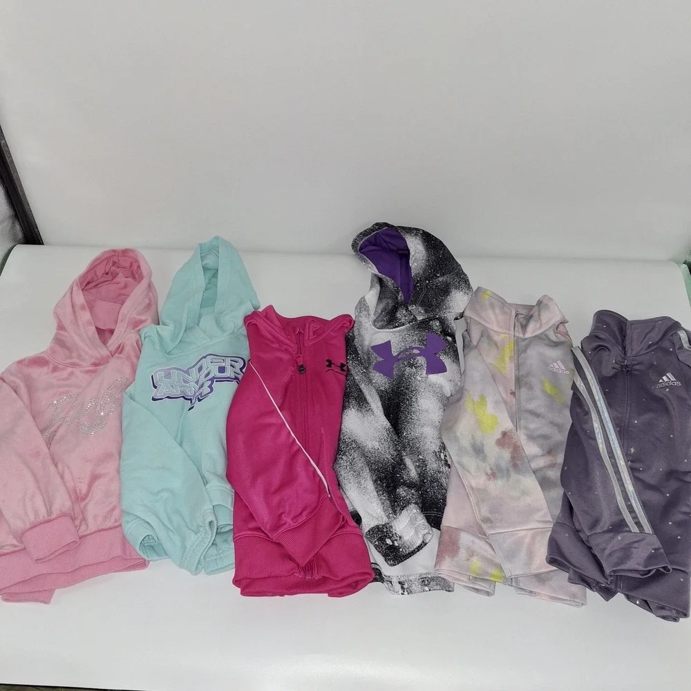 Lot Of 8 Girls Sweatsuits: Size 6